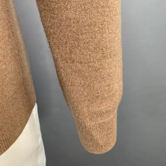 MAISON MARTIN MARGIELA 2012 Size L Camel Cashmere V-Neck Pullover - Picture 6 of 9